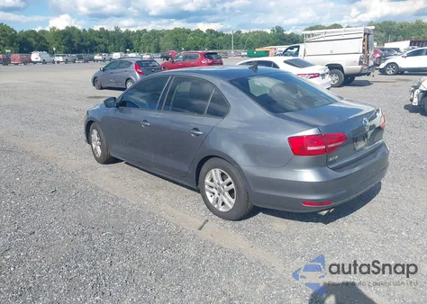 2015 Volkswagen Jetta 2.0L S из США, поврежденный, VIN 3VW2K7AJ2FM243198